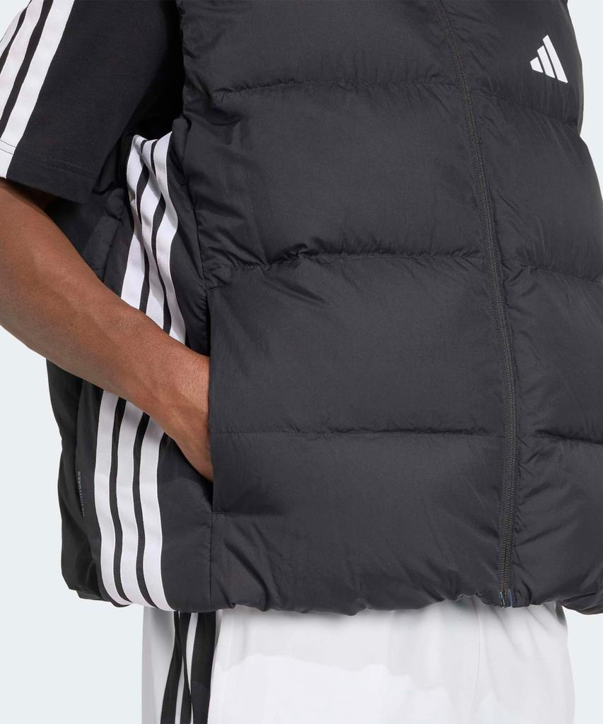 Adidas Climawarm 3-Stripe Puffer Down Vest - Black / Jm4078