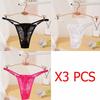 Adjustable Lace Thongs Panties Women's Sexy Lace Underwear Ultra-thin Seamless Thong Underpants Lingerie