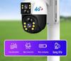 Solar-Powered 4G Outdoor Traffic Camera with Built-in Battery, No Network or Power Required, Rainproof
