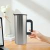 Stainless Steel Pitcher Beverage Container Water Bottle with Lid for Household Hotel