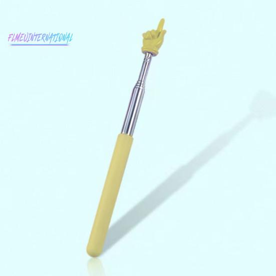 Указатель для учителя чтения макарон с пальцами - выдвижной указатель с матовой ручкой из нержавеющей стали, регулируемой длины