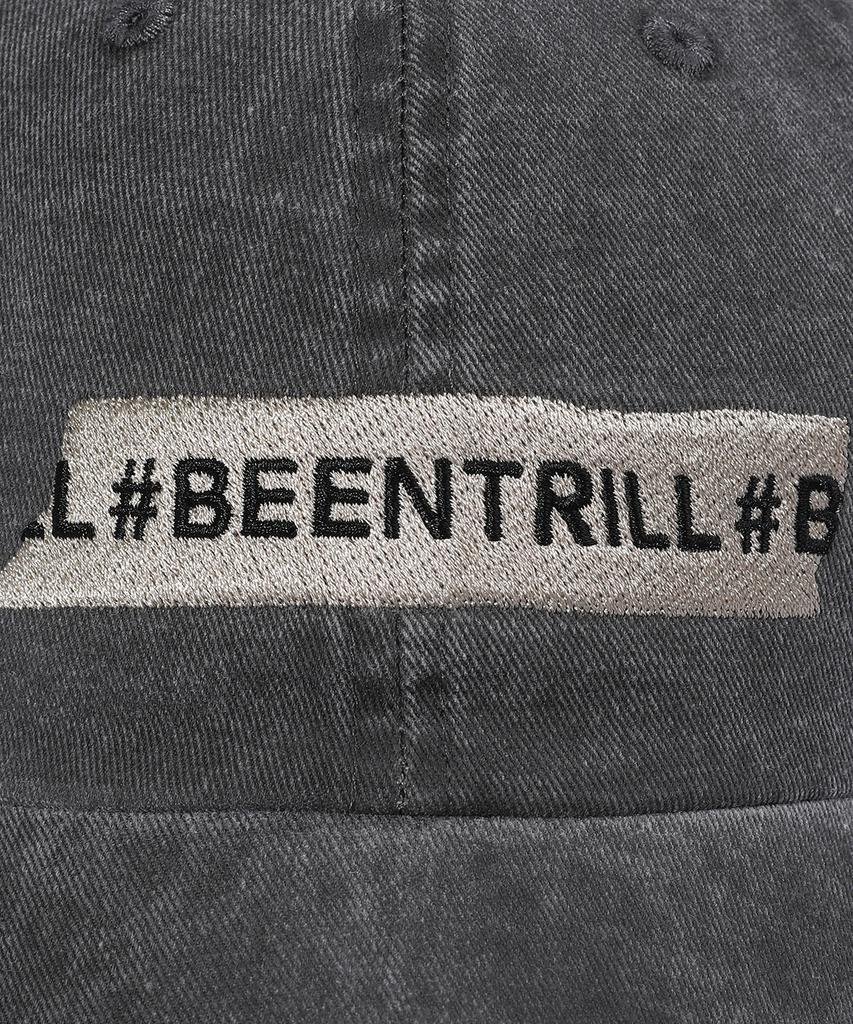 BEENTRILL Винтажная кепка с тейпингом (Древесный уголь)