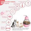 Cat Interactive Toys for Indoor Cats Kitten Wand Toy Weight Loss Kitty Funny Balls Slow Food Dispenser Feeder Treat Dispensing F