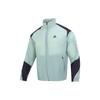 Colorblock Stand Collar Casual Jacket Men Jacket Green IA6965