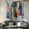 Anime Character Tapestry Wall Decorative Art Bedroom Room Dorm Tapestry Wallmounted Fashion Print Wall Covering Decoration Work Of Art Wall Decoration