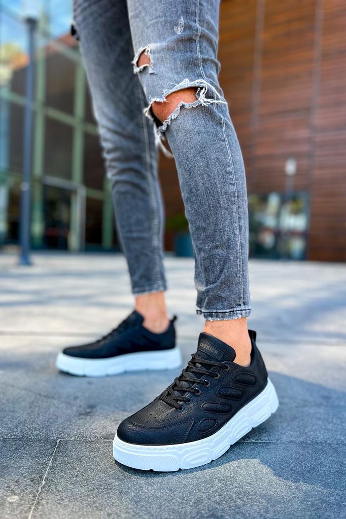 CHEKİCH New Collection CH105  Cronus Men Shoe White Black Brown Tan