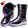 Womens Boots Shoes Thickened High-tube Snow Boots Plus Plush Warm Boots Women Cotton Shoes Mid-tube Boot Winter Women Boots Waterproof Shoes