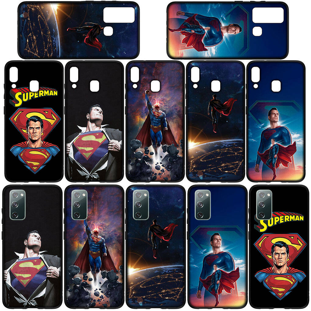 for Motorola Moto Edge 70 60 50 G54 G86 Samsung Galaxy S25 iPhone 17 16 15 Redmi Note 14 13 Pro Max Phone Case Cartoon Super Hero Supermans Man Cover