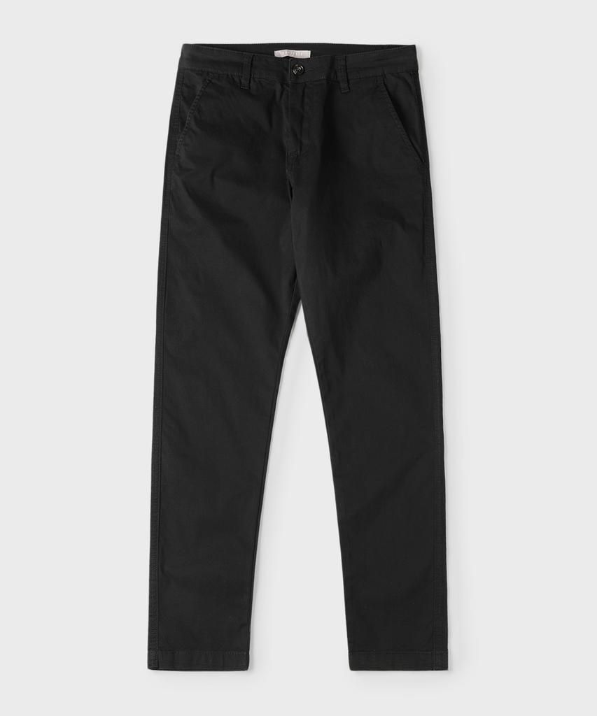 PANICALE Черные Хлопковые Брюки Regular Slim Fit