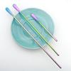 3 Size Rainbow Stainless Steel Coffee Beverage Stirrer Stir Cocktail Drink Swizzle Stick Fruit Juice Milk Stirring Stick Spoon
