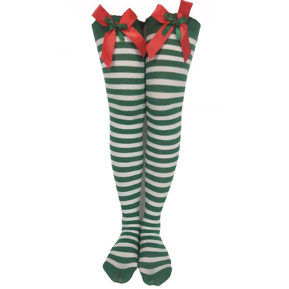 Bow Party Accessories Long tube Stockings Knee socks Christmas