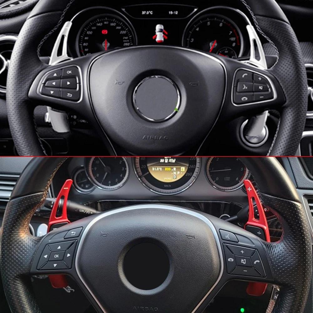 Для Mercedes Benz AB Class W447 W176 W246 MB SLK R172 CLA C117 GLA X156 автомобильные подрулевые лепестки рычага переключения передач