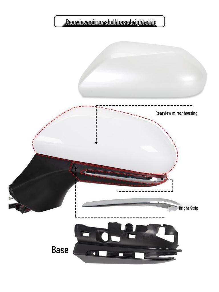 Toyota Camry (2018-2023) Rearview Mirror Shell & Turn Signal Cover