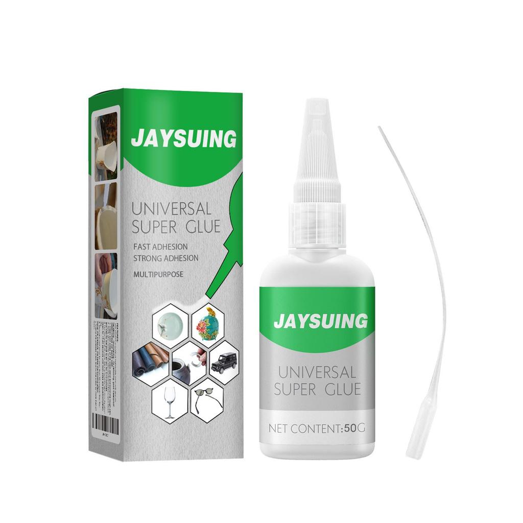 Jaysuing Multipurpose Quick-Dry Adhesive for Tiles, Leather, Wood, and DIY Repairs