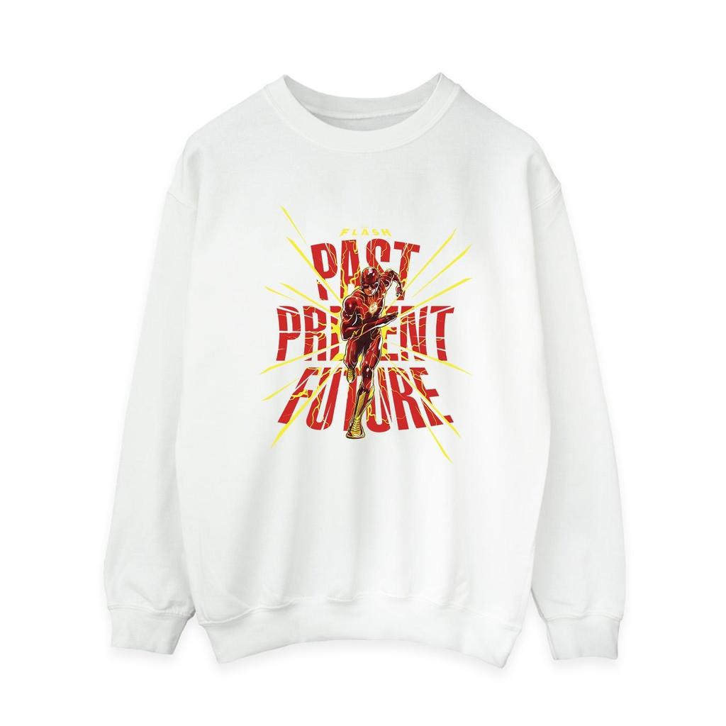 DC Comics Womens/Ladies The Flash Past Present Future Sweatshirt