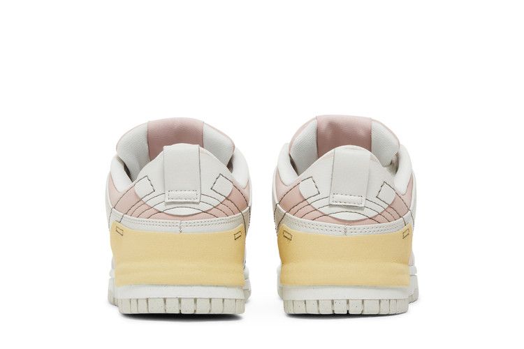 Женские кроссовки Nike Dunk Low Disrupt 2 Pink Oxford (Женский) Белый/Розовый/Желтый