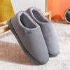 Bag Heel Cotton Slippers Women's Autumn and Winter Couple Indoor Household Thick-soled Warm Home Non-slip Plush Confinement Shoes Men