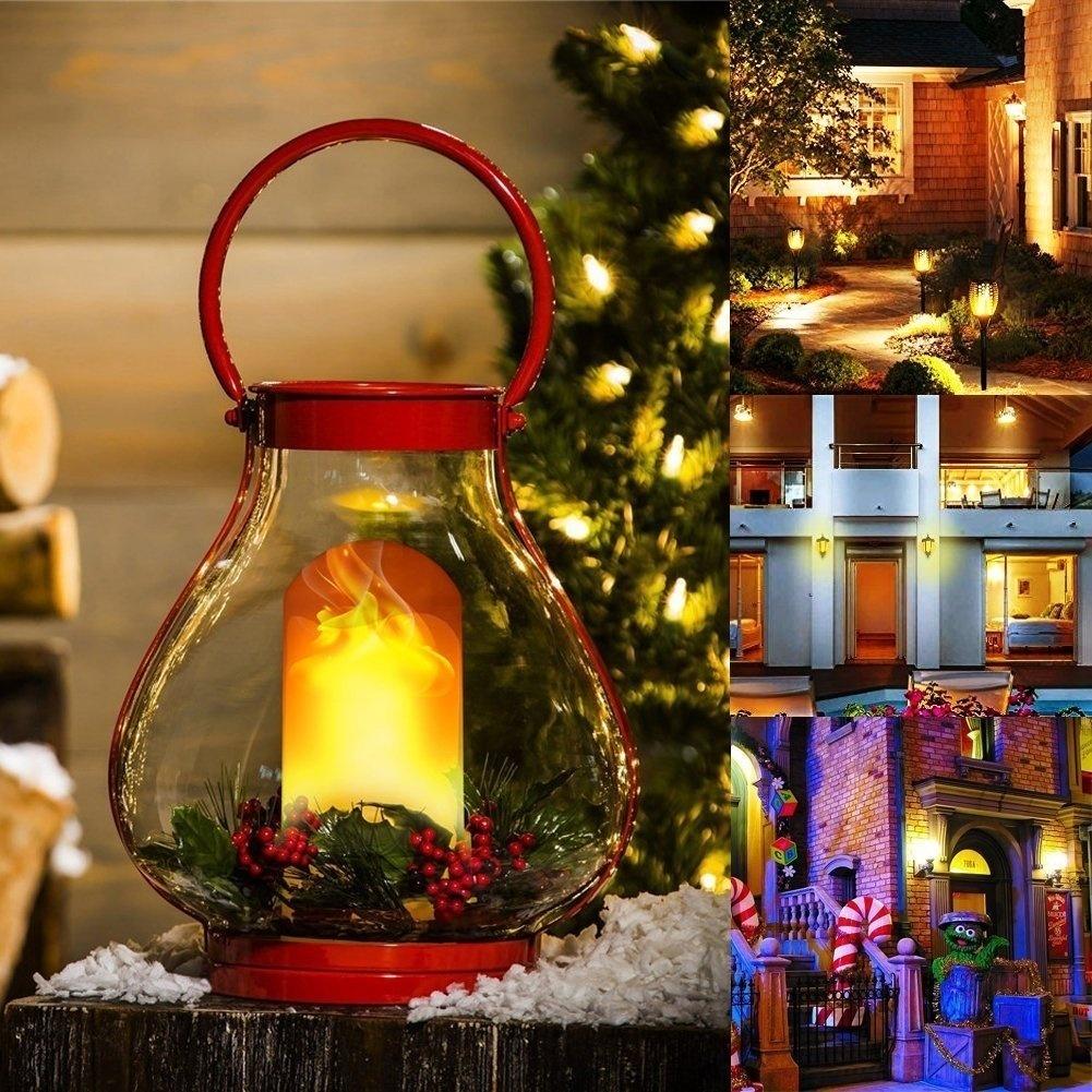 Новая светодиодная лампа E27 с мерцающим пламенем, имитирующая эффект горения огня, фестивальная вечеринка