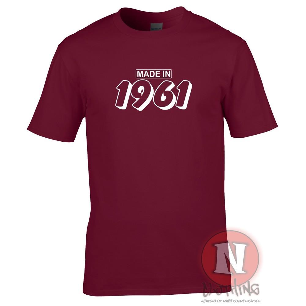 Made In 1961 TShirt Birthday Celebration Present Gift Funny Party Teeshirt