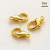 Gold-Plated Alloy Lobster Clasp for DIY Jewelry - 14k/18k Color Retention Necklace Connector