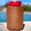 Faux Leather Can Sleeve for Beer Soda Cans Insulated Cover for Cold Drinks Easy To Clean Carry Great Gift for Men And Women