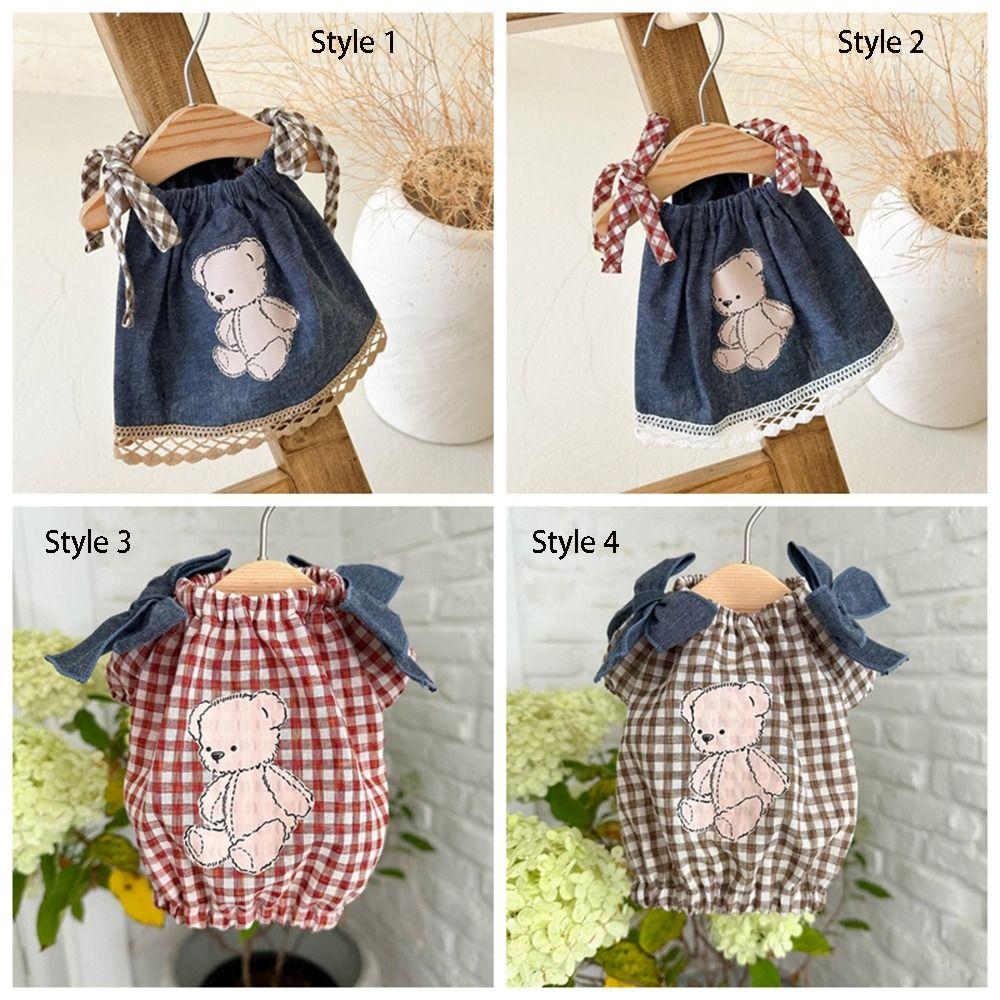 Cartoon Pet Summer Clothes Cute Cat Princess Skirt Comfortable Dog Vest for Puppy Kitten