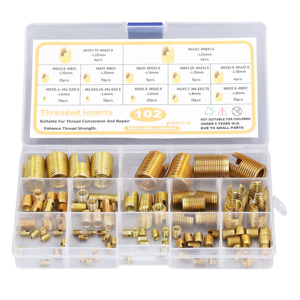 102 шт. Саморезы с резьбой М2?Инструмент для быстрого ремонта арматуры из высокоуглеродистой стали M14