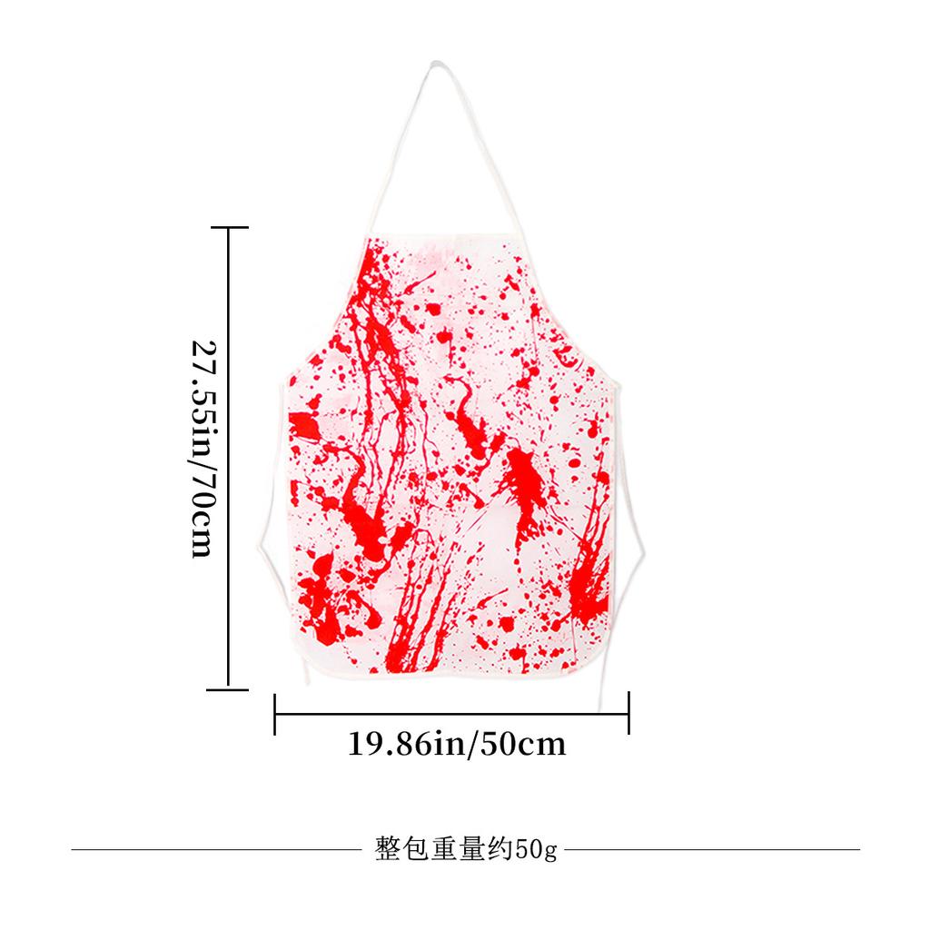 Halloween Haunted House Horror Atmosphere Dress Up Props Blood Gloves Socks Apron Cosplay Devil Suit