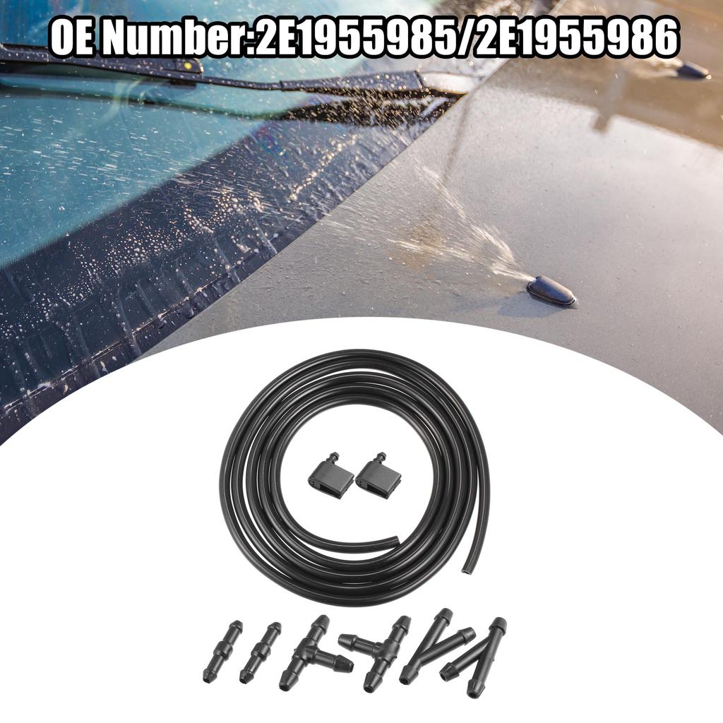 ACROPIX Windshield Wiper Washer Nozzle Jets with 2M Windshield Washer Hose for Subaru