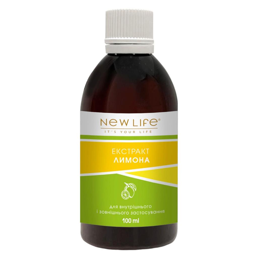 Лимона Экстракт Настойка Травяная Жидкость Добавка Диетическая New Life