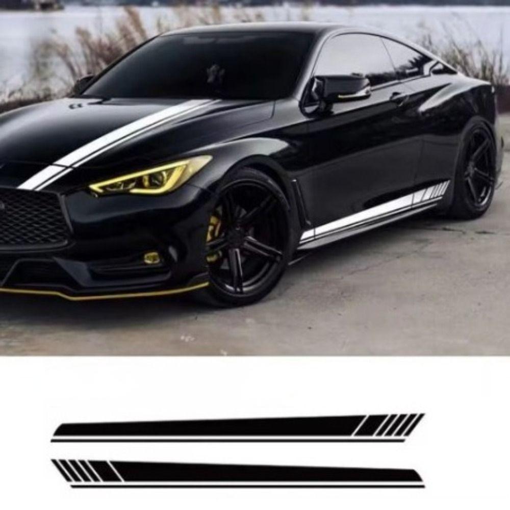 2 шт. персонализированные наклейки на талию автомобиля 200 см автомобильная боковая пленка наклейки для украшения автомобиля кузов автомобиля