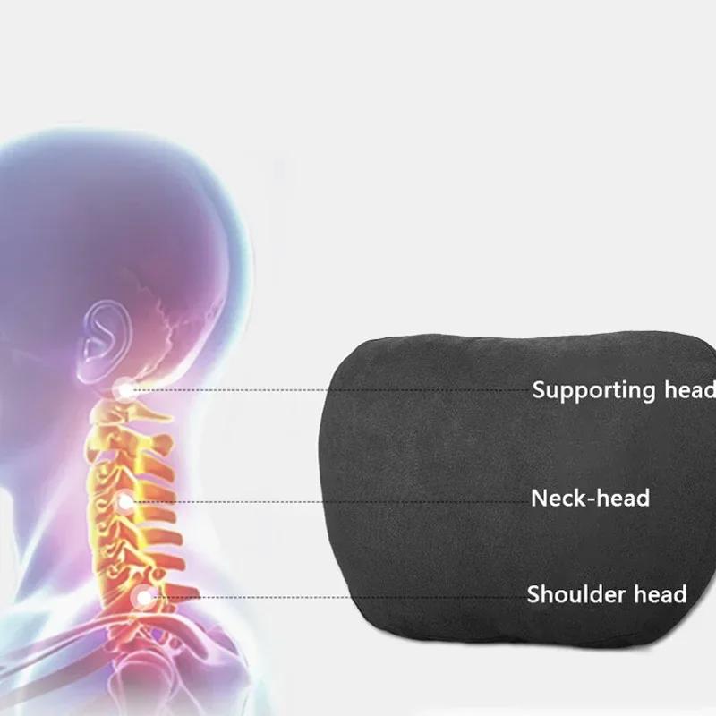 Подголовник автомобильный премиум-качества с поддержкой шеи, сиденье, дизайн Maybach S-класса, мягкий, универсальный, регулируемый, автомобильная подушка, подставка для шеи, подушка