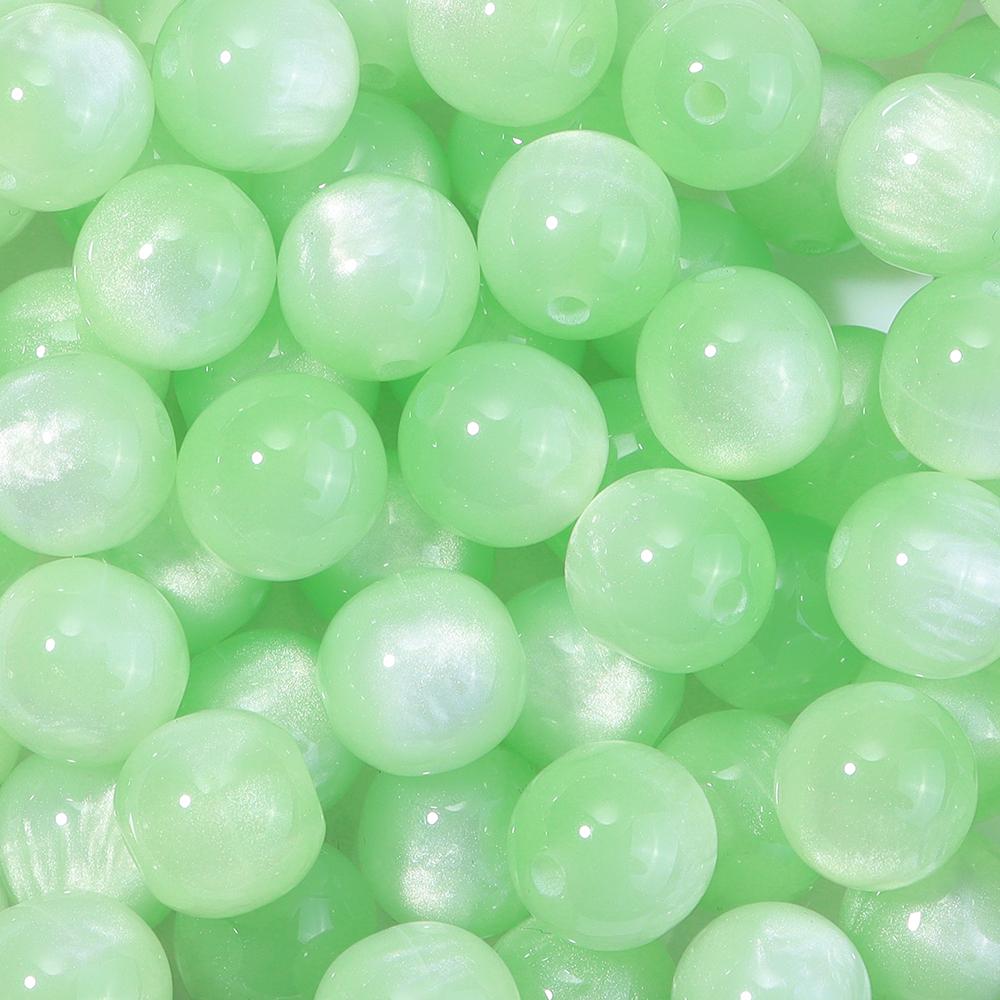 20-50pcs/lot 8 10 12mm Gradient Color Imitation Cat Eye Beads Loose Resin Round Beads For DIY Charms Earrings Bracelet Accessory