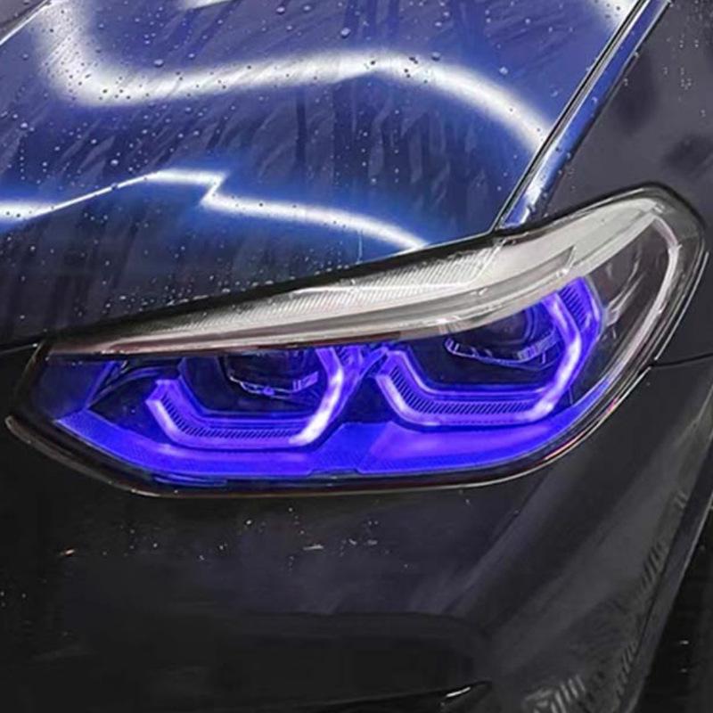 Совместимо с BMW G01, G02, G08 (2018-2021 гг.): Семицветные RGB Дневные Ходовые Огни с Управлением через Мобильное Приложение