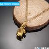 Ожерелье из боксерской перчатки BOXNECK из нержавеющей стали в стиле панк-рок, серебро/золото