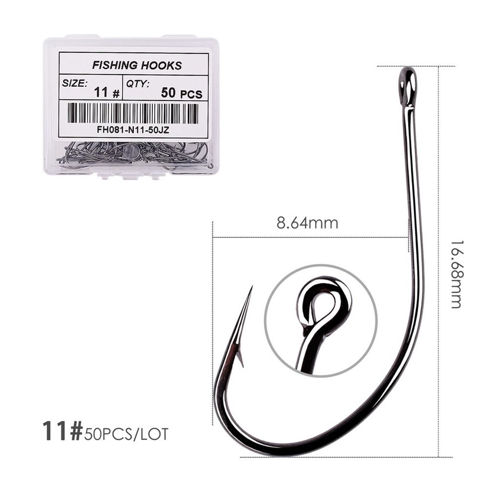 Углеродистая сталь, сплющенные, заостренные рыболовные крючки, рыболовные крючки со смещением, колючие рыболовные крючки, большой длинный хвостовик