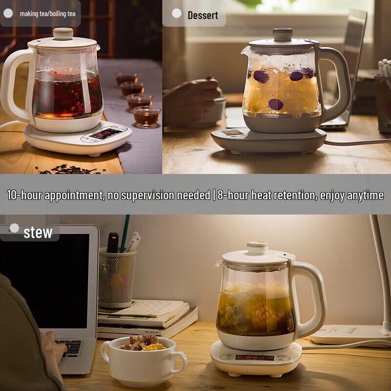 Bear 0.8L Mini Glass Health Kettle CN plug (adapter included)