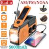 Портативное многофункциональное радио AM/FM/WB NOAA Погодное светодиодный фонарик Power Bank для активного отдыха, кемпинга, пеших прогулок, аварийного радио