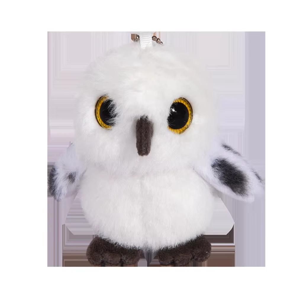 Cartoon Bird Doll Keychain Stuffed Animal Owl Doll Plush Owl Plush Pendant School Bag