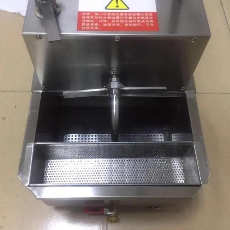 220V Commercial Oil Filter Truck With A Large Capacity Food Oil Precision Filter Fried Chicken Shop Oil Filter Truck