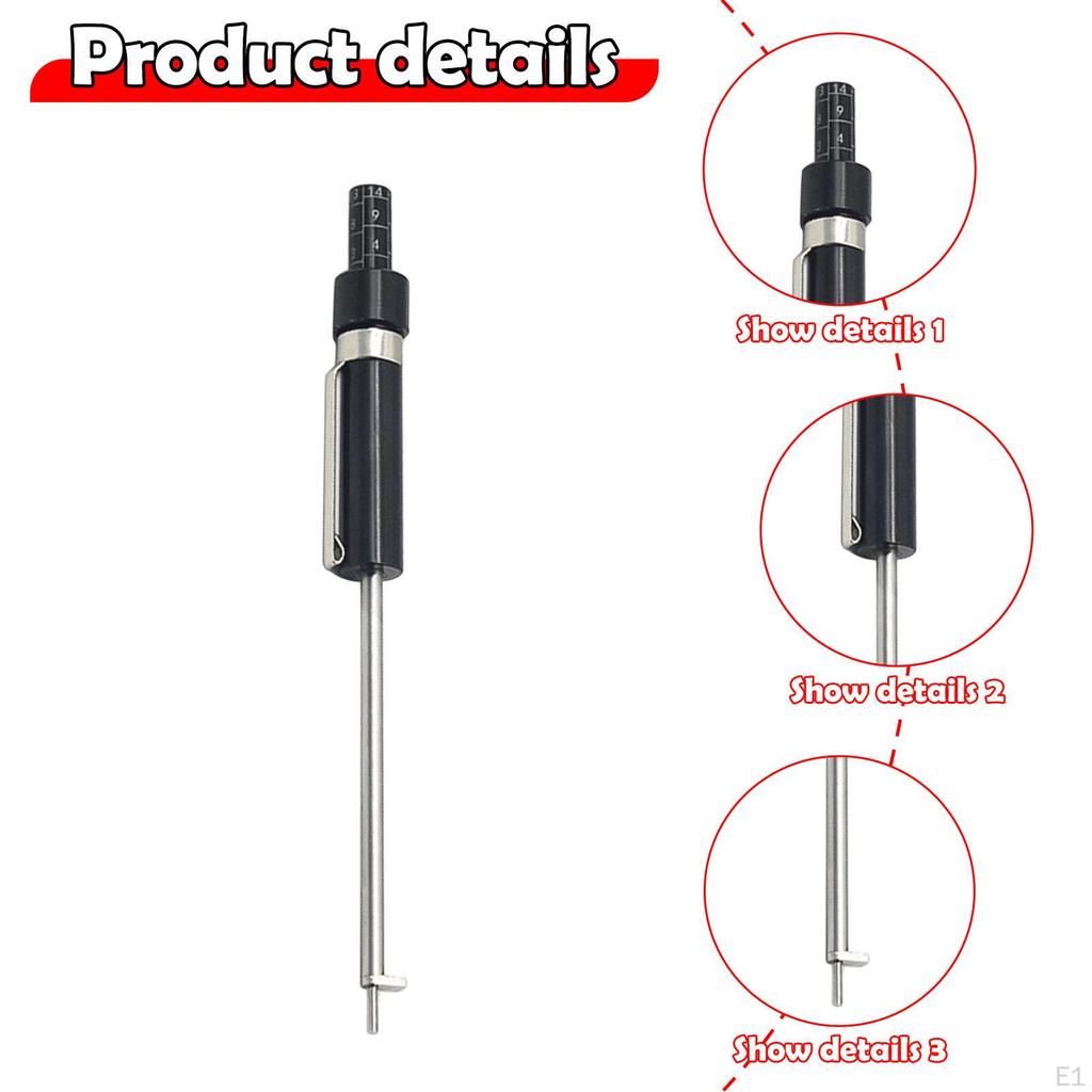 Brake Pad Measuring Tool, Portable, Convenient, High Performance Accurate Sturdy Professional with