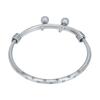 Zuyin 9999 Plum Blossom Wind Chime Rolling Tail Bracelet Forest Korean Edition Bell Pure Silver Student Bracelet Gift Simple Push Pull