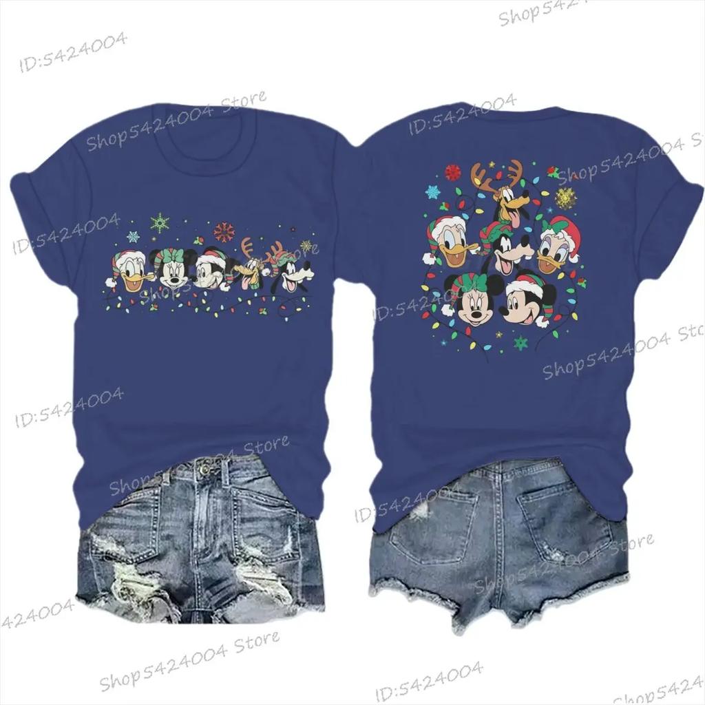 Christmas Mickey Mouse Shirt Mickey Friend Christmas TShirt Merry Christmas Women Men Tshirts