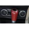 Shift Knob Cover Red Carbon Fiber Central Console Gear For Benz G-Class 2009-11