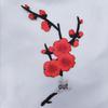 Plum Blossom Velcro Embroidery Patch: Handmade DIY Clothing Accessory