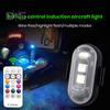 LED Strobe Drone Light with Remote Control Multiple Modes Color Changing Anti-Collision Mini Wireless Rechargeable Warning Light