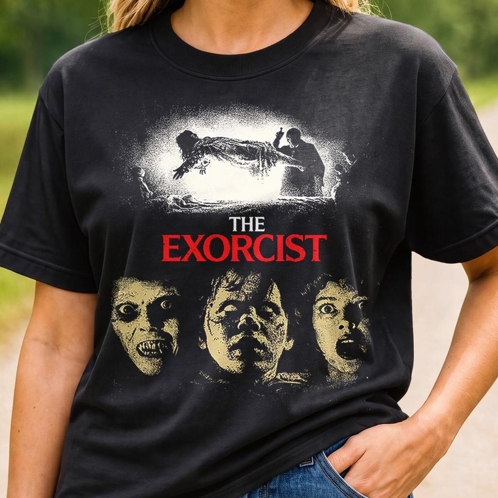 The Exorcist Tee, Vintage Horror Movie T-Shirt, William Friedkin Film Shirt