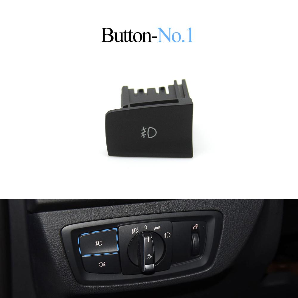 Car Front Headlight Fog Light Switch Button HeadLamp Rotary Cover Panel For BMW 1 2 Series F20 F21 F22 F23 X1 F48 F49 X2 F39