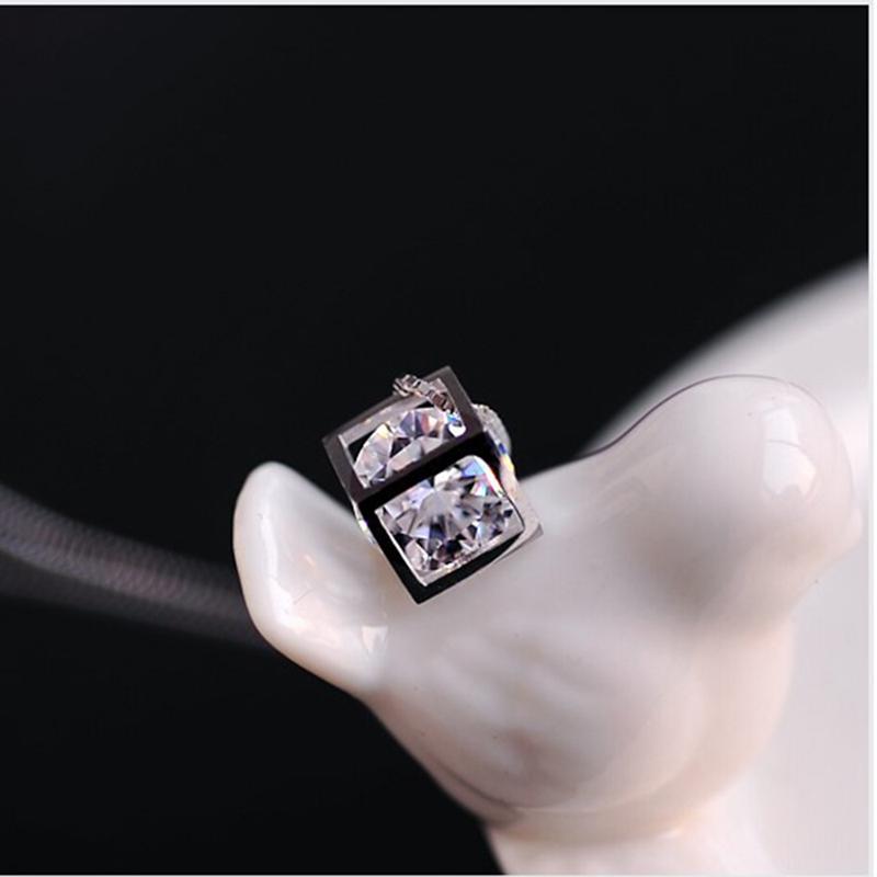 Высочайшее качество серебряного цвета женское ожерелье модное роскошное высокое качество кристалл циркон квадратный кулон цепочка на ключицу ювелирные изделия подарки