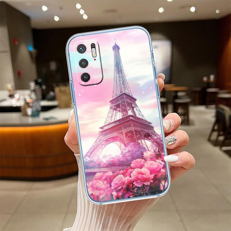 RE49 Париж Эйфелева башня Прозрачный чехол для телефона для Motorola Moto G7 G8 G9 G84 G85 G73 G24 G15 Z2 Play Power Plus